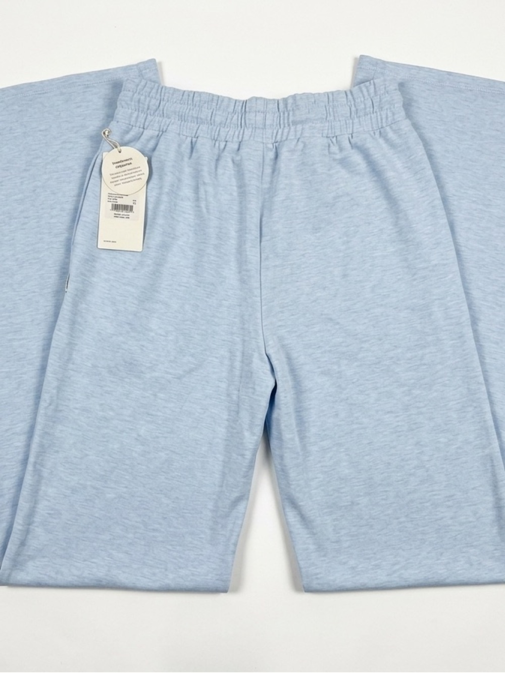 NWT Vuori Halo Essential Wideleg Pants in Sky Blue Heather, size XS - Picture 4 of 5